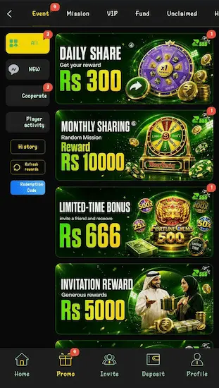 Z555 Game Bonuses